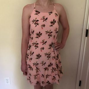 Abercrombie & Fitch peach floral sundress